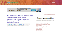 Desktop Screenshot of beantownhoops.com